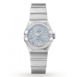 OMEGA CONSTELLATION STAAL 27MM CO-AXIAL - 4 YEAR WARRANTY - 8874