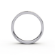 Tessina 18kt witgoud + palladium trouwring met diamant 0.08ct - 8898