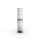 Tessina 18kt witgoud + palladium trouwring met diamant 0.08ct - 8898