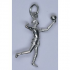Zilveren hanger - Volleybalspeler - 9762