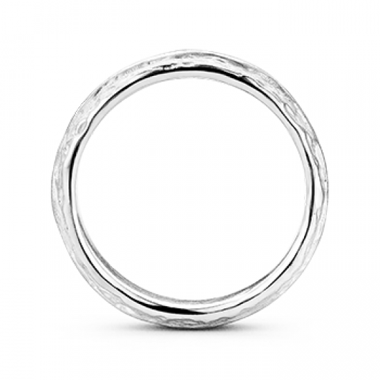 F'OrU 18kt witgouden trouwring - 12566