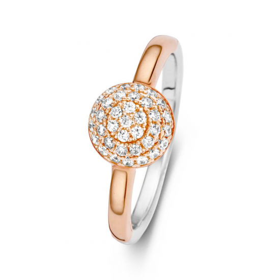 SILVER ROSE ZILVER RING - 14189