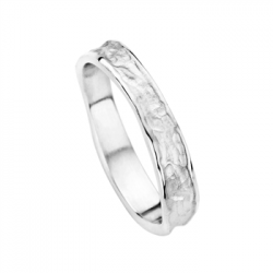 F'OrU 18kt witgouden trouwring - 14748