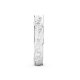 F'OrU 18kt witgouden trouwring - 14748