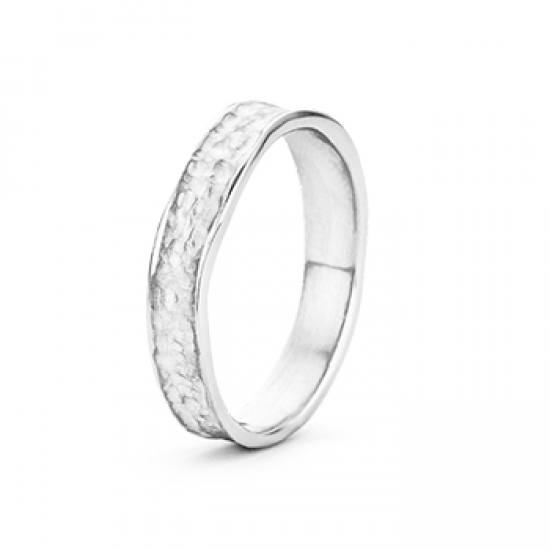 F'OrU 18kt witgouden trouwring - 14748