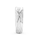 F'OrU 18kt witgouden trouwring met diamant 0.07ct - 14749