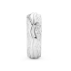F'OrU 18kt witgouden trouwring met diamant 0.06ct - 15216