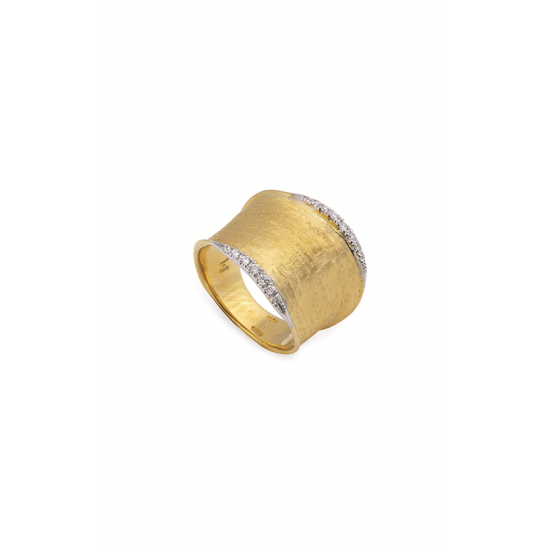 MARCO BICEGO Lunaria - 18kt bicolore gouden ring met briljant - 18460