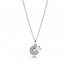 PANDORA ZILVEREN KETTING MET HANGER EN ZIRCONEN - 18788