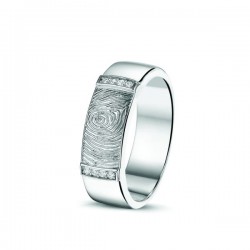 SEE YOU memorial gedenksierraad - zilveren ring met zirconium - 19222