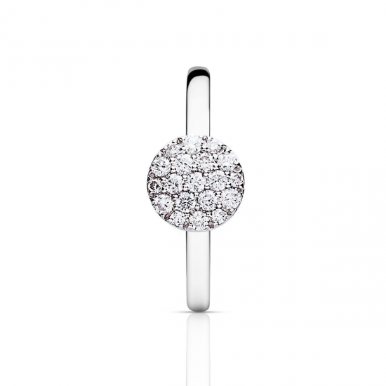 One More - 18kt witgouden ring met diamant 0.28ct - 19318