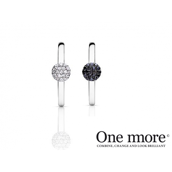 One More - 18kt witgouden ring met diamant 0.125ct - 19321