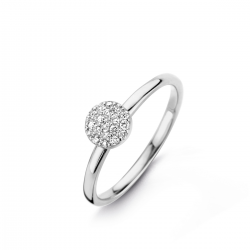 One More - 18kt witgouden ring met diamant 0.125ct - 19321