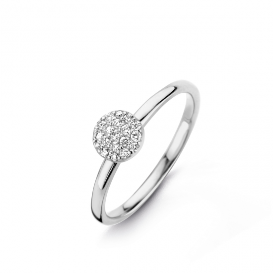 One More - 18kt witgouden ring met diamant 0.125ct - 19321