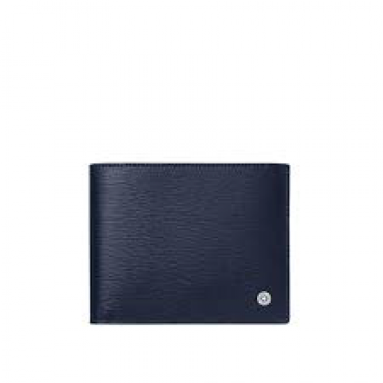 Montblanc Wallet Westside 8cc blue - 19612