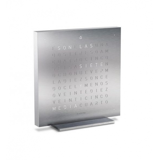 QLOCKTWO Touch full metal, dutch - 20309