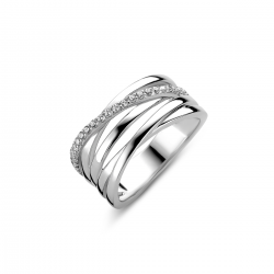 NAIOMY MOMENTS Zilveren ring met zirconium - 20315