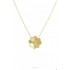 MARCO BICEGO LUNARIA PETALI Collectie - 18kt geel gouden halsketting met hanger en diamant 0.08ct - 20357