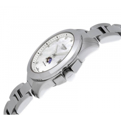 LONGINES Conquest dames uurwerk met batterij, datum en maanstand - 20431