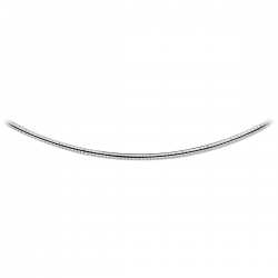 Zilveren Omega ketting op 42cm - 20454