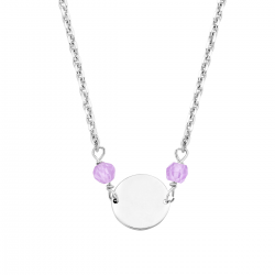 NAIOMY PRINCESS ZILVEREN KETTING MET HANGER - 20565