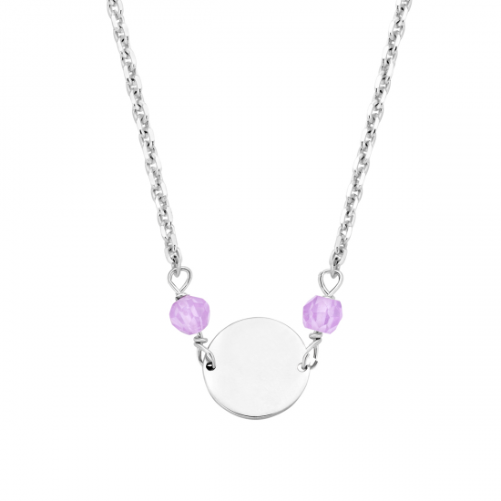 NAIOMY PRINCESS ZILVEREN KETTING MET HANGER - 20565