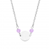 NAIOMY PRINCESS ZILVEREN KETTING MET HANGER - 20565