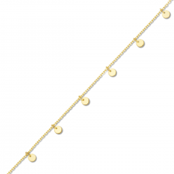 NAIOMY 9kt GEEL GOUDEN ARMBAND - 21234