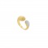 MARCO BICEGO Lucia - 18kt bicolor gouden ring met briljant 0.35ct - 21311