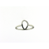 18KT WIT GOUDEN RING MET BRILJANT 0.03ct - 21400