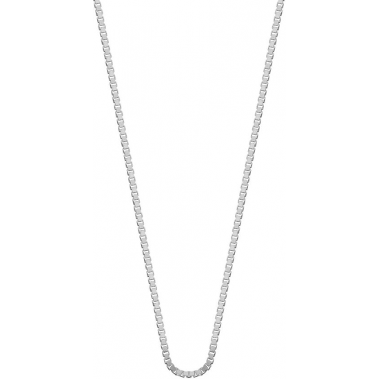 zilveren venicien ketting - gerhodieerd - 45cm - 21451