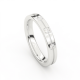 TESSINA 18kt witgouden trouwring met diamant 0.06ct - 21666