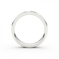 TESSINA 18kt witgouden trouwring met diamant 0.06ct - 21666
