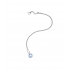 NONA MINI ME ZILVEREN KETTING MET BLOEM HANGER - 21723