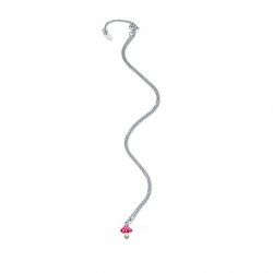 NONA MINI ME ZILVEREN KETTING MET PADDESTOEL HANGERTJE - 21724
