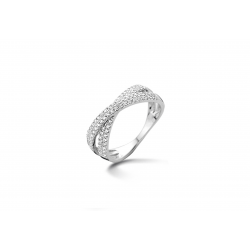 SIlver Rose - zilveren ring met zirconium - 21745