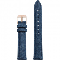 CLUSE Minuit strap blue demin/rose gold - 22023