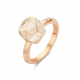 BIGLI Mini Sweety - 18kt rose gouden ring met ruptielkwarts 6ct, parelmoer en diamant 0.02ct - 22364