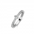 18kt witgouden ring met briljant 0.46ct - 22448