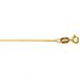 14kt geelgouden halsketting 50cm - 22672