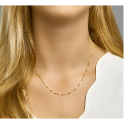 14kt geelgouden halsketting 50cm - 22672