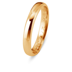 DUO - 18kt geel gouden trouwring - 23000