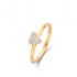 ONE MORE 18KT GEEL GOUDEN RING MET BRILJANT 0.11ct - 23329