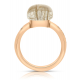 BIGLI Mini Sweety - 18kt rose gouden ring met ruptielkwarts + parelmoer 6ct en diamant 0.02ct - 23339