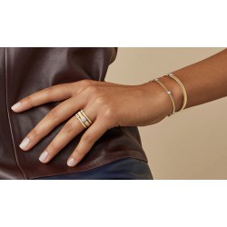 MARCO BICEGO MASAI - 18kt bicolor gouden ring met briljanten 0.13ct - 23437