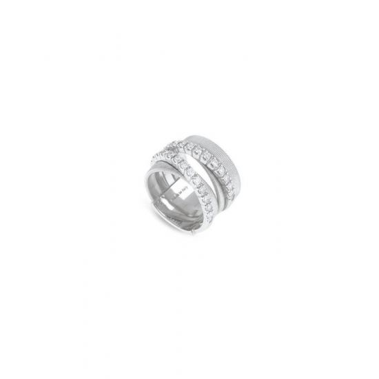 MARCO BICEGO Masai - 18kt wit gouden ring met briljant 0.78ct - 23441