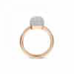 BIGLI Mini Sweety - 18kt bicolor gouden ring met diamant 0.76ct - 23453