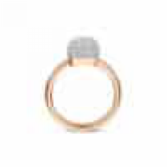 BIGLI Mini Sweety - 18kt bicolor gouden ring met diamant 0.76ct - 23453