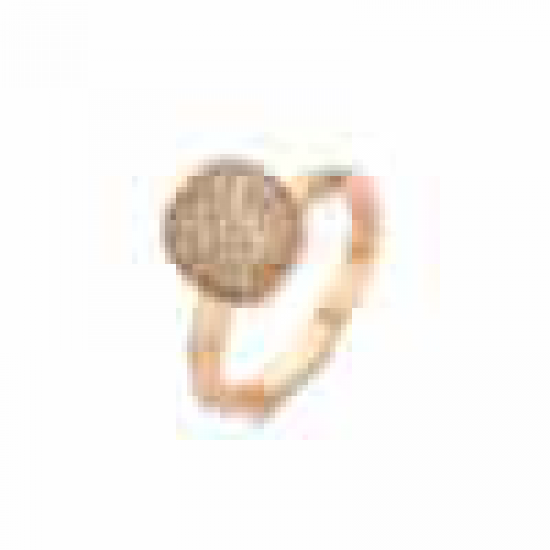 BIGLI Mini Sweety - 18kt rose gouden ring met bruine diamant 0.94ct - 23454