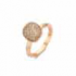 BIGLI Mini Sweety - 18kt rose gouden ring met bruine diamant 0.94ct - 23454